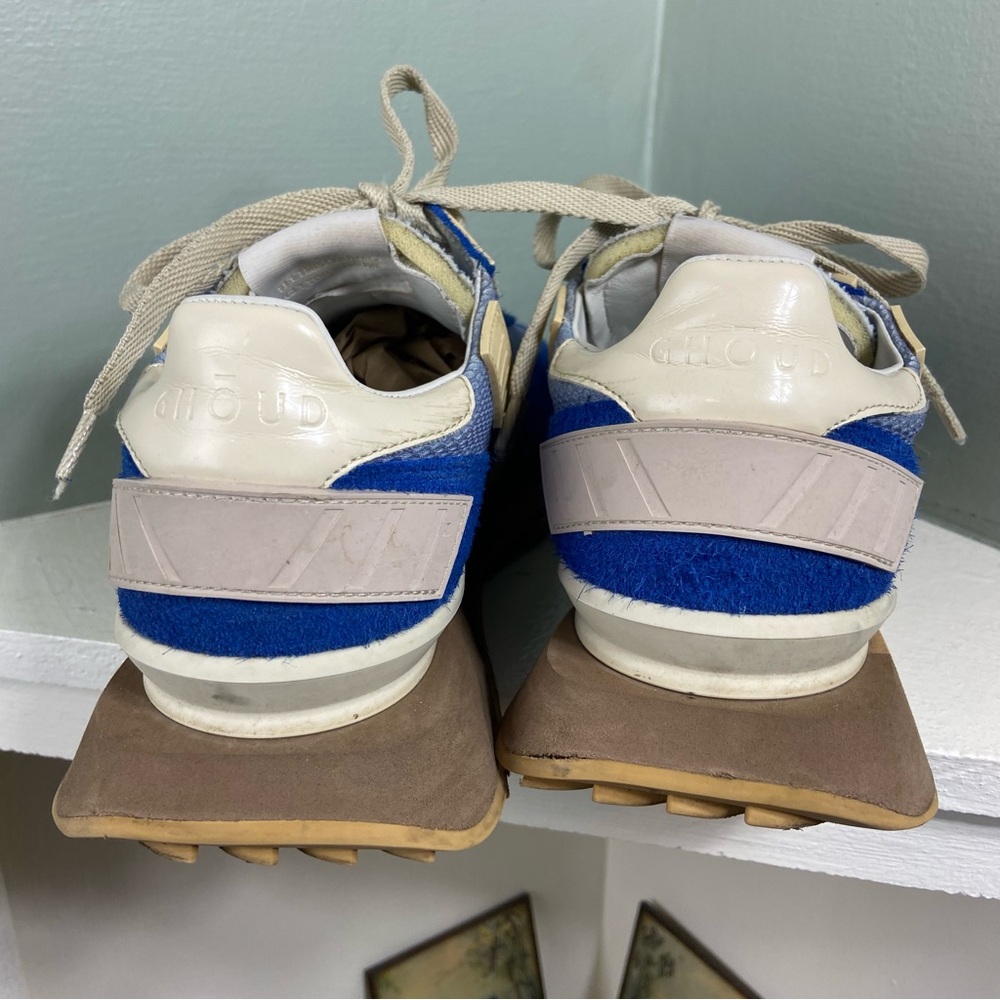 Women’s Ghoud Rush Grove Ocean Blue Sneakers Shoes Italy Sz 39 /8US Chunky Suede - Picture 6 of 12